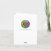 Als ik een bloem had voor elke keer dat ik aan je  kaart (Achterkant)