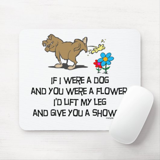 Als ik een Dog Mousepad was Muismat (Met muis)