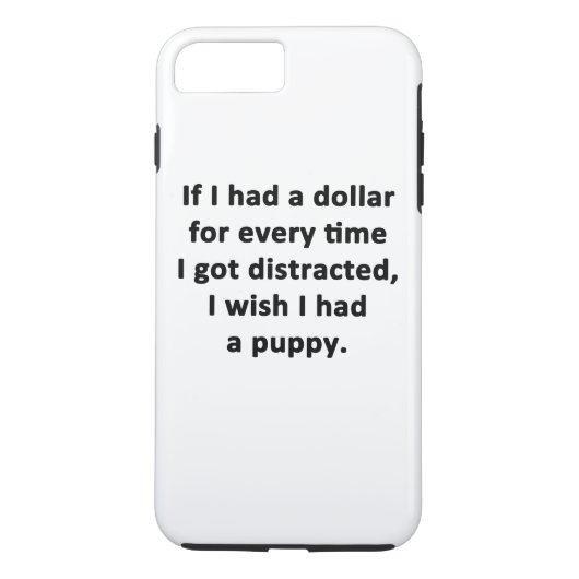 Als ik een dollar had Case-Mate iPhone case (Achterkant)