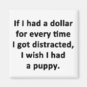 Als ik een dollar had magneet (Voorkant)