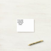 Als ik een dollar had post-it® notes (Op bureau)