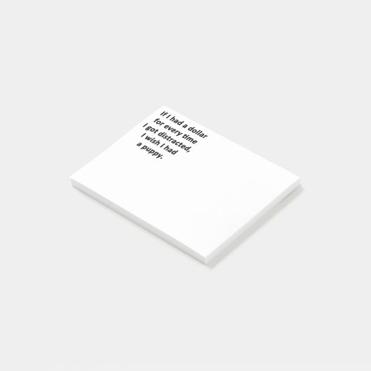 Als ik een dollar had post-it® notes (Schuin)