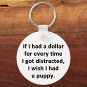 Als ik een dollar had sleutelhanger (Voorkant)