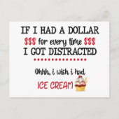 Als ik een euro kreeg elke keer dat ik afgeleid we briefkaart (Voorkant)