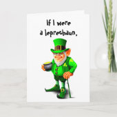 ALS IK EEN Kabouter WAS VALENTIJNSKAART Kaart (Voorkant)