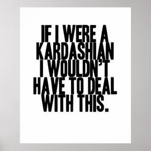 Als ik een Kardashian was Poster