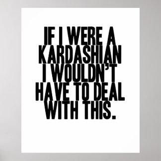 Als ik een Kardashian was Poster
