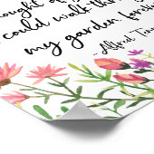 Als ik een lolstaarder Tennyson-citaat had Poster (Hoek)