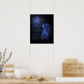 Als ik een oude paardenvrouw druk poster (Keuken)