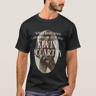"Als ik een Republikein een nierstoot geef, blijft T-shirt