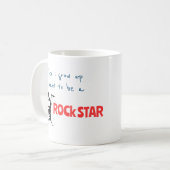 Als ik een Rockster word Koffiemok (Voorkant links)