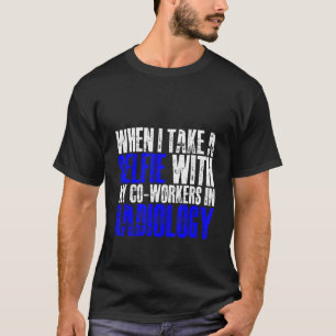 Als ik een Selfie neem met mijn collega's in Radio T-shirt