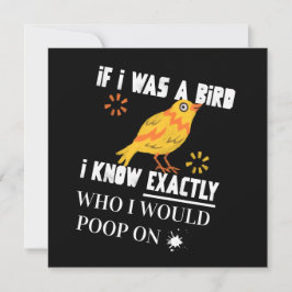 Als ik een vogel was feestdagenkaart