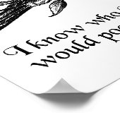 Als ik een vogel was Grappige Poster (Hoek)