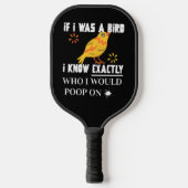 Als ik een vogel was pickleball paddle (Voorkant)