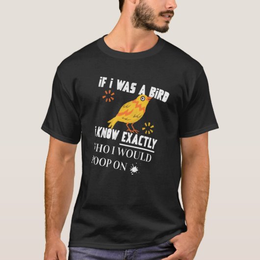 Als ik een vogel was t-shirt (Voorkant)