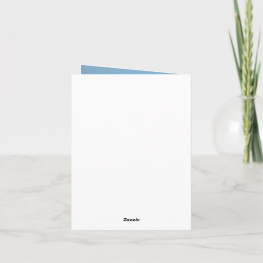 Als ik één wens had, vreedzame vlieger vliegende w kaart (Achterkant)