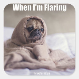 Als ik fibromyalgie Sticker aan het opflakkeren be