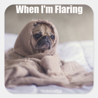 Als ik fibromyalgie Sticker aan het opflakkeren be