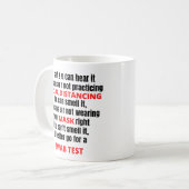 Als ik flauwval en je kunt het horen koffiemok (Voorkant links)