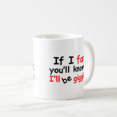 Als ik flauwval, weet je het. koffiemok (Voorkant rechts)