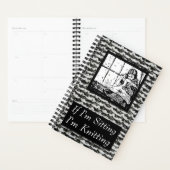 Als ik ga zitten, ben ik zwart-wit. planner (Display)