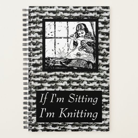 Als ik ga zitten, ben ik zwart-wit. planner (Voorkant)