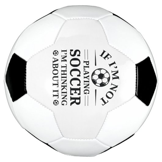 Als ik geen voetbal speel, denk ik erover na. (Gedraaid)