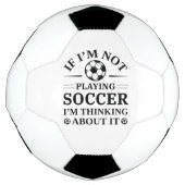 Als ik geen voetbal speel, denk ik erover na. (Voorkant)