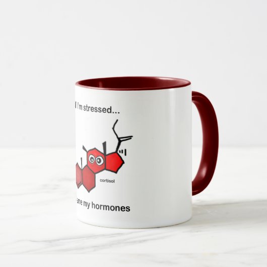 Als ik gestrest ben... mok (Voorkant rechts)