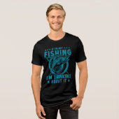 Als ik Gevist ben, denk ik erover na Tri-Blend Shirt (Voorkant volledig)