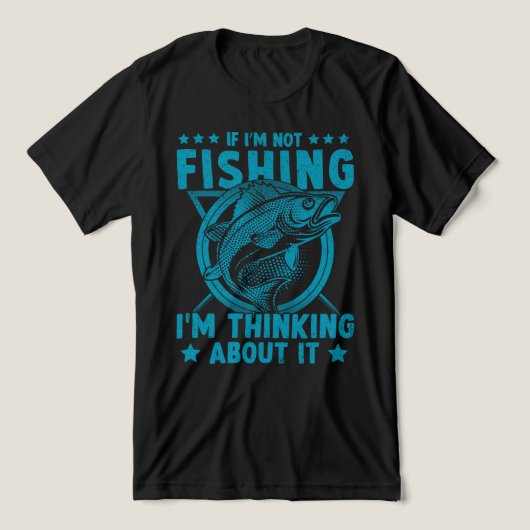 Als ik Gevist ben, denk ik erover na Tri-Blend Shirt (Design voorkant)