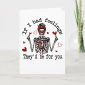 Als ik gevoelens had, zouden die voor jou zijn kaart (Voorkant)