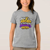 Als ik God zeg… Tri-Blend Shirt (Voorkant)