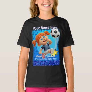 Als ik groot ben, ga ik spelen voor SCHOTLAND T-shirt
