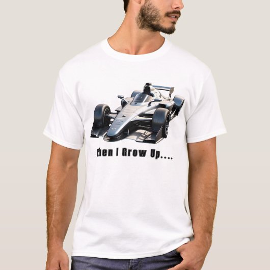 Als ik groot ben - Motor Racing T-shirt (Voorkant)
