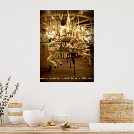 Als ik groot ben... poster (Keuken)