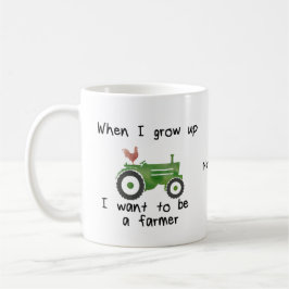 Als ik groot ben wil ik boer worden koffiemok