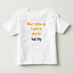 Als ik groot ben, wil ik voor Hull City spelen Kinder Shirts