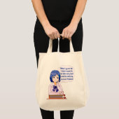 Als ik groot ben zak tote bag (Voorkant (product))