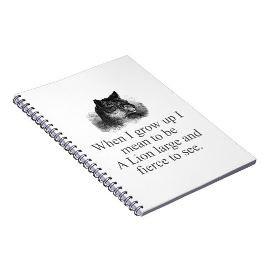 Als ik groot word, bedoel ik te zijn notitieboek (Rechterzijde)