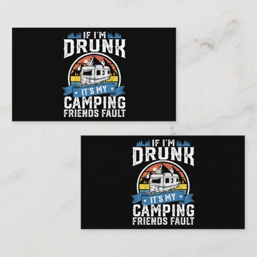 Als ik haar mijn kampvrienden Drink heb, is dat ee Visitekaartje (Voorkant / Achterkant)