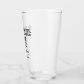 Als ik het beloof - grappig bruidsmeisje voorstel glas (Links)