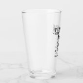 Als ik het beloof - grappig bruidsmeisje voorstel glas (Rechts)