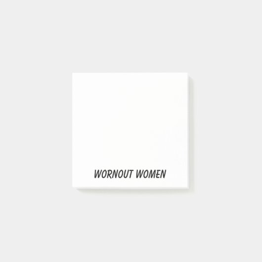 Als ik het niet opschrijf, gebeurt het niet Post-I Post-it® Notes (Voorkant)