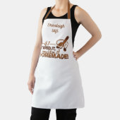 Als ik het roer, beschouw het als zelfgemaakt gepe schort (Insitu)