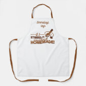 Als ik het roer, beschouw het als zelfgemaakt gepe schort (Voorkant)