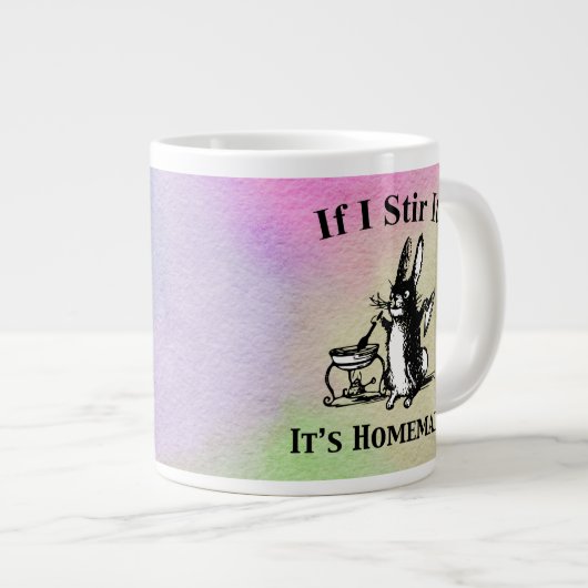 Als ik het roer, is het Homemade. Grote Koffiekop (Voorkant rechts)