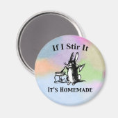 Als ik het roer, is het Homemade. Magneet (Voorkant / Achterkant)