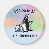 Als ik het roer, is het Homemade. Magneet (Voorkant)